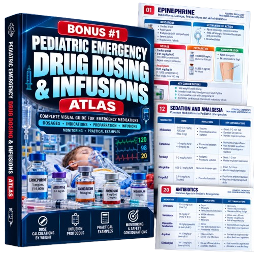 Bonus #1: Pediatric Emergency Drug Dosing & Infusions Atlas
