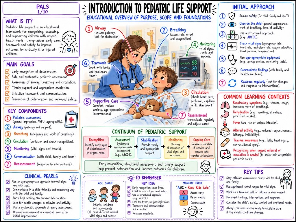 PALS 1/10: Introduction to Pediatric Life Support — Purpose, Scope & Foundations