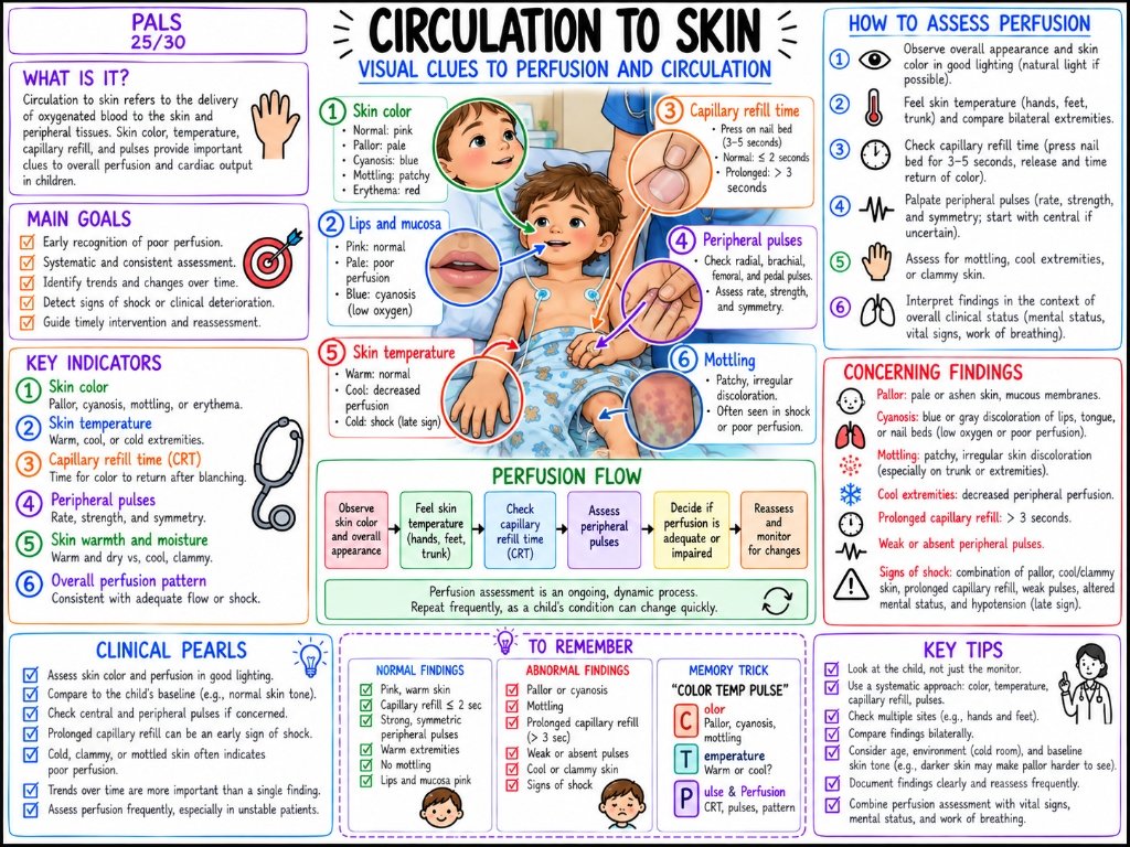 PALS 25/30: Circulation to Skin — Visual Clues to Perfusion & Circulation