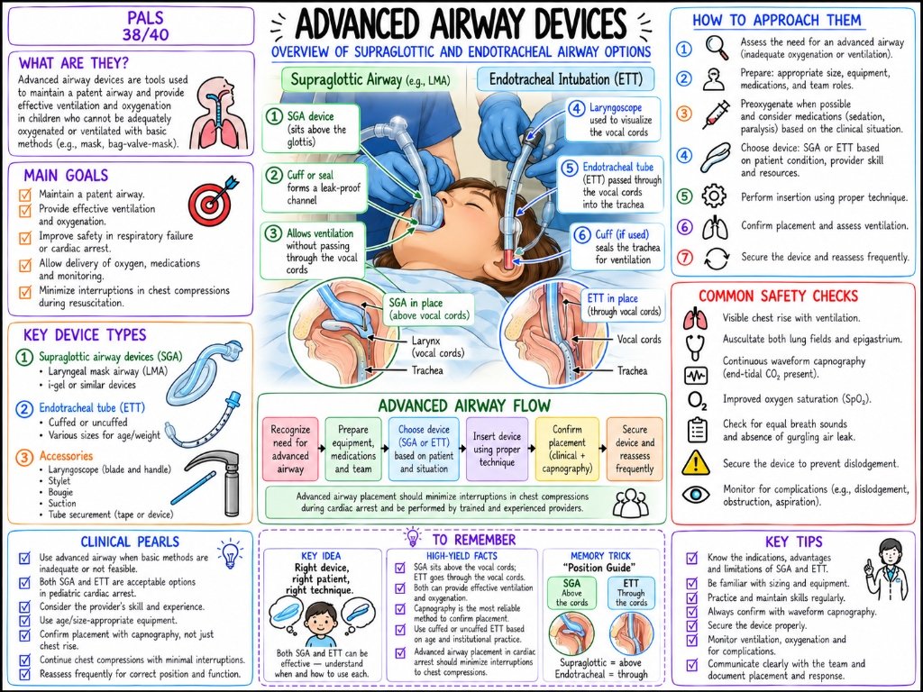 PALS 38/40: Advanced Airway Devices — Supraglottic and Endotracheal Airway Options